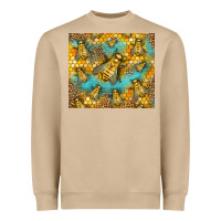 Mushroom Bumble Bees Heavyweight Sweatshirt - LillyAllenDesigns