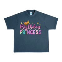 Midnight Navy birthday princess Urban Heavy Tee - NancyCooperArtShop