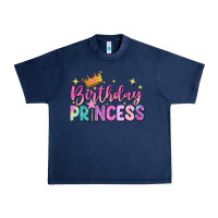 Navy birthday princess Urban Heavy Tee - NancyCooperArtShop