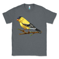 Charcoal Heather American Goldfinch Classic Tee - LillyAllenDesigns