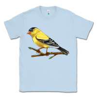Dusty Blue American Goldfinch Classic Tee - LillyAllenDesigns