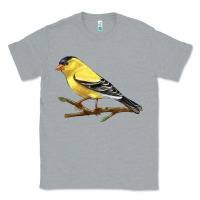 Heather Grey American Goldfinch Classic Tee - LillyAllenDesigns
