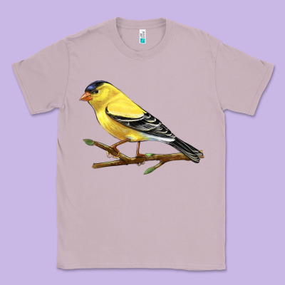 American Goldfinch Classic Tee Designed By Lillyallendesigns