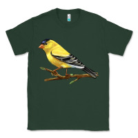 Sports Green American Goldfinch Classic Tee - LillyAllenDesigns