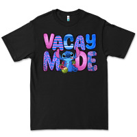 Black vacay mode stitch Premium Tee - Zillion Design Studio