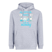 My Favorite Bunnies Call Me Mommy Heavyweight Hoodie | Teevron