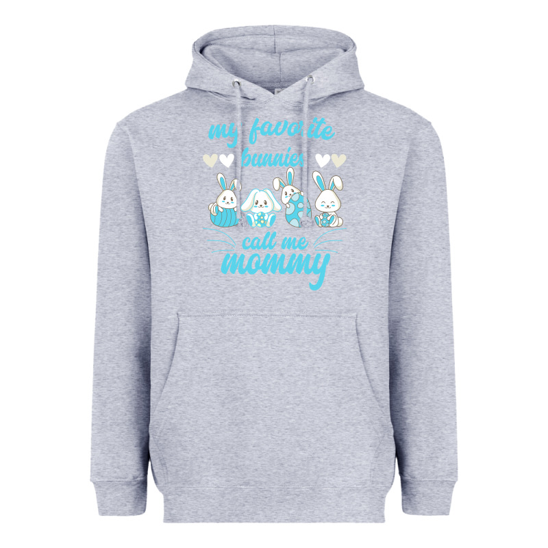 My Favorite Bunnies Call Me Mommy Heavyweight Hoodie by Bettercallsaul | Teevron