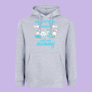 My Favorite Bunnies Call Me Mommy Heavyweight Hoodie Designed By Bettercallsaul