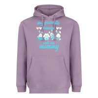 Lavender My Favorite Bunnies Call Me Mommy Heavyweight Hoodie - Bettercallsaul