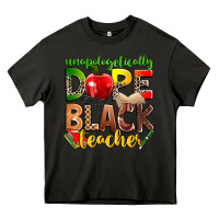 Asphalt unapologetically dope black teacher Heavy Core Tee - Zillion Design Studio