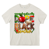 Cream unapologetically dope black teacher Heavy Core Tee - Zillion Design Studio