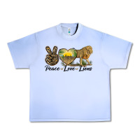 Grape Ice peace love lions Urban Heavy Tee - LillyAllenDesigns