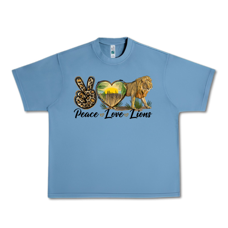 Peace Love Lions Urban Heavy Tee by LillyAllenDesigns | Teevron