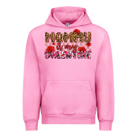 Fuchsia Pink mommy is my valentine olıvıa Urban Hoodie - OliviaCreatesArt