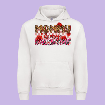 Mommy Is My Valentine Olıvıa Urban Hoodie Designed By Oliviacreatesart