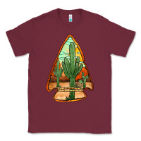 Burgundy desert cactus arrowhead Classic Tee - Jasminsmagicworld