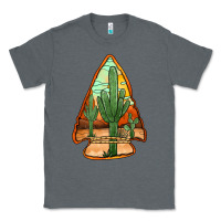 Charcoal Heather desert cactus arrowhead Classic Tee - Jasminsmagicworld