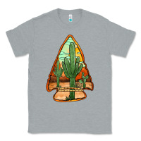Heather Grey desert cactus arrowhead Classic Tee - Jasminsmagicworld