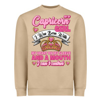 Mushroom As A Capricorn Girl I Was Born With My Heart On My Sleeve And A Mouth Heavyweight Sweatshirt - Jasminsmagicworld