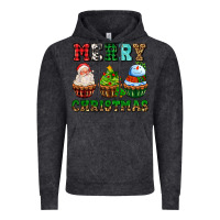 Vintage Black merry christmas with cupcakes Vintage Hoodie - AdoDesignShop