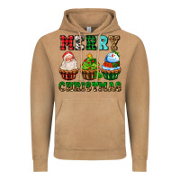Merry Christmas With Cupcakes Vintage Hoodie | Teevron