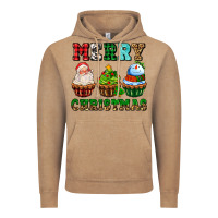 Vintage Coffee merry christmas with cupcakes Vintage Hoodie - AdoDesignShop
