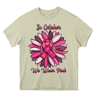 Mossy in october we wear pink sunflower Heavy Core Tee - RanaPortraitStore