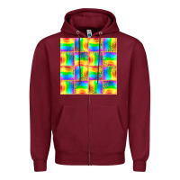 Burgundy Pride lgbtq flag and leopard with glitter seamless Zipper Hoodie - BundleAndBundleShop