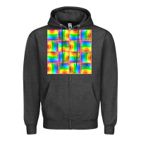 Charcoal Heather Pride lgbtq flag and leopard with glitter seamless Zipper Hoodie - BundleAndBundleShop