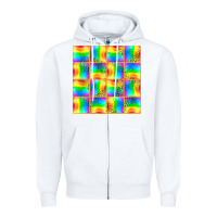White Pride lgbtq flag and leopard with glitter seamless Zipper Hoodie - BundleAndBundleShop