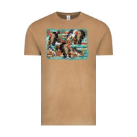 Vintage Camel indian western background Vintage Tee - AdoDesignShop