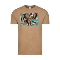 Vintage Coffee indian western background Vintage Tee - AdoDesignShop