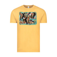 Vintage Mustard indian western background Vintage Tee - AdoDesignShop