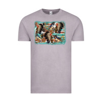 Vintage Zinc indian western background Vintage Tee - AdoDesignShop