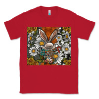 Red bunny Easter Classic Tee - CowhideDigitalArt
