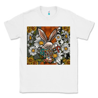 White bunny Easter Classic Tee - CowhideDigitalArt