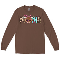 Chestnut mama cow Long Sleeve Tee - MaliasSmallBusiness