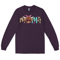 Plum mama cow Long Sleeve Tee - MaliasSmallBusiness