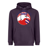Plum America Since 1776 Heavyweight Hoodie - Bettercallsaul
