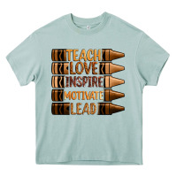 Arona teach love inspire motivate lead Heavy Core Tee - Zillion Design Studio