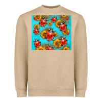 Mushroom Western Sunflowers Ladybug Heavyweight Sweatshirt - LillyAllenDesigns