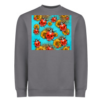 Storm Western Sunflowers Ladybug Heavyweight Sweatshirt - LillyAllenDesigns