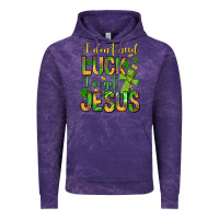 Cloud Purple I don't need luck I've got Jesus Vintage Hoodie - Jasminsmagicworld