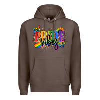 Coffee Pride vibes Premium Hoodie - NancyCooperArtShop