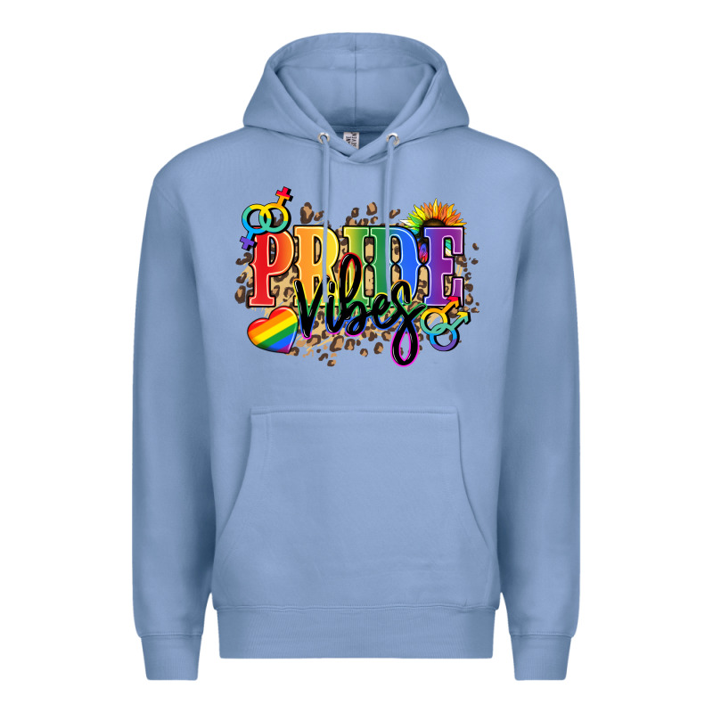 Pride Vibes Premium Hoodie by NancyCooperArtShop | Teevron