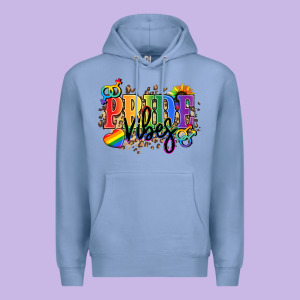 Pride Vibes Premium Hoodie Designed By Nancycooperartshop
