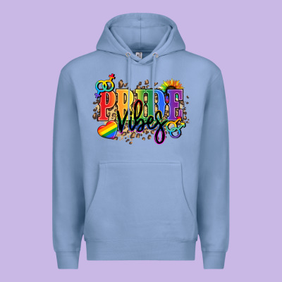 Pride Vibes Premium Hoodie Designed By Nancycooperartshop