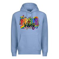 Colony Blue Pride vibes Premium Hoodie - NancyCooperArtShop