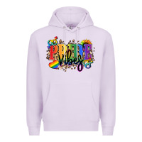 Lilac Pride vibes Premium Hoodie - NancyCooperArtShop