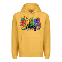 Mustard Pride vibes Premium Hoodie - NancyCooperArtShop